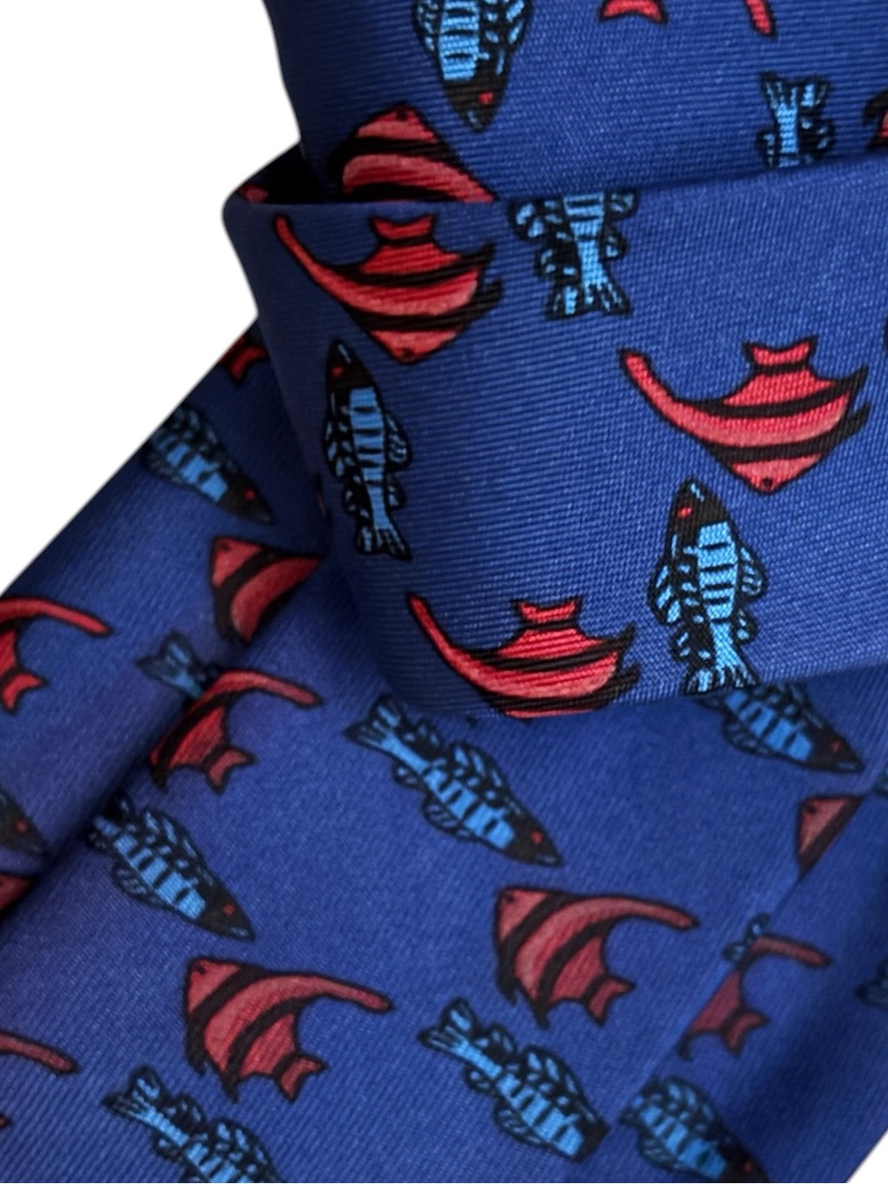 HERMÈS silk tie